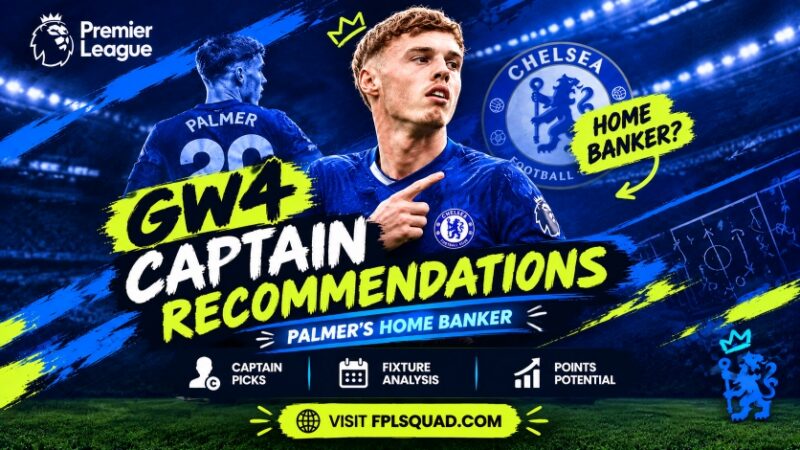 GW4 Captain Recommendations: Palmer’s Home Banker